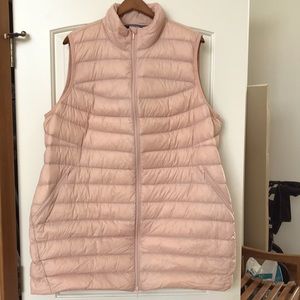 Lands End long down vest